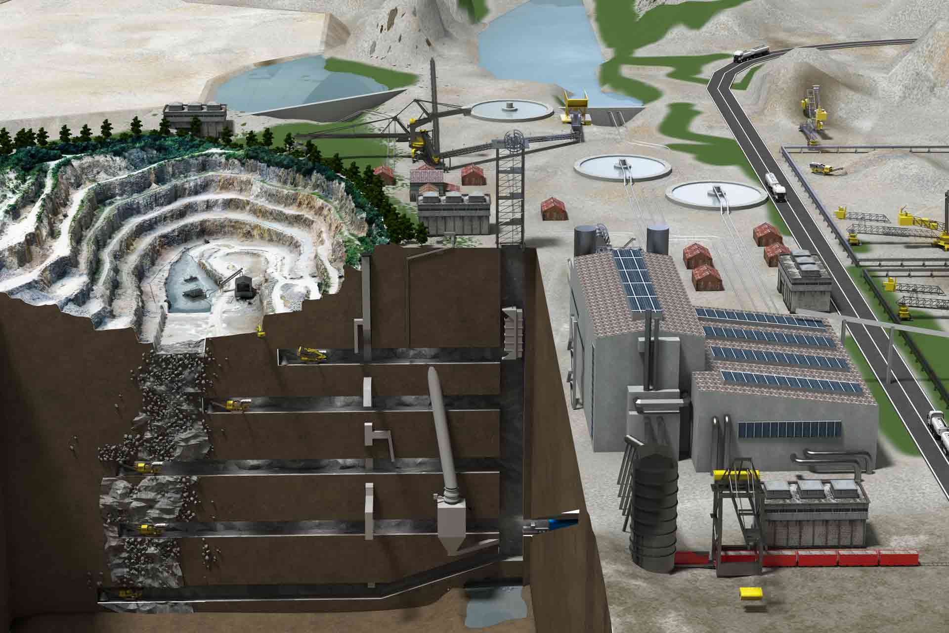 10 KW mining has an open-pit mine with 12 blocks of