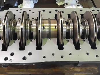 Low pressure (LP) centrifugal compressor rotor