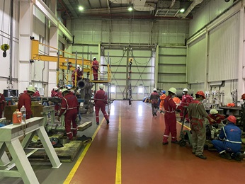 A well-equipped workshop in Qatar