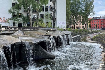 Klosterenga waterfall