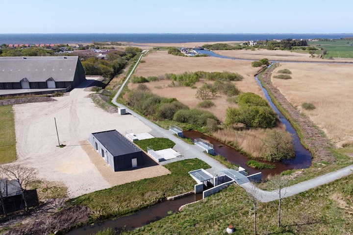 Pumping station in Ringkoping Denmark