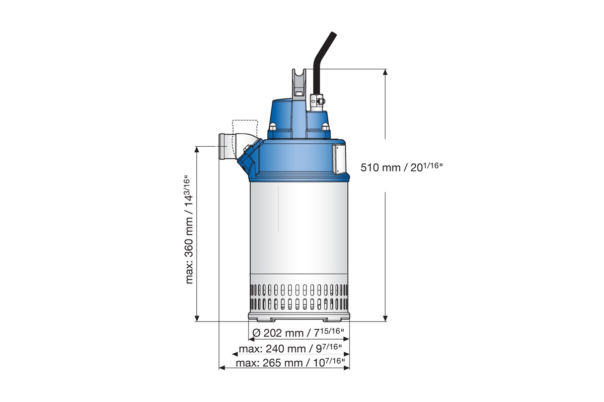 Submersible Drainage Pump J 15 Sulzer