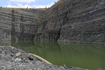 Open pit mine dewatering