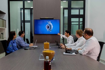 People in meeting room